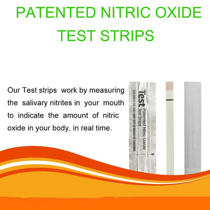 Nitric Oxide Test Strips [50strips]- Nitric Oxide Indicator Strips Work by Measuring The TONNYLABUS supplements
