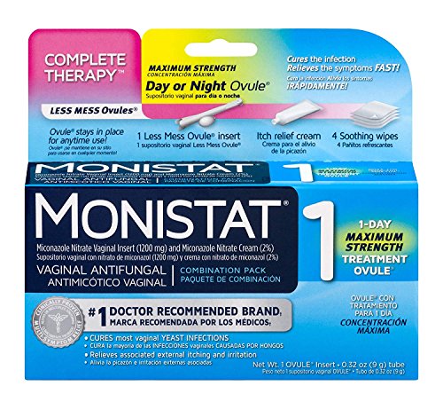 Monistat Combination Pack with 1-Ovule Insert with Applicator and External Cream MonistatAu supplements