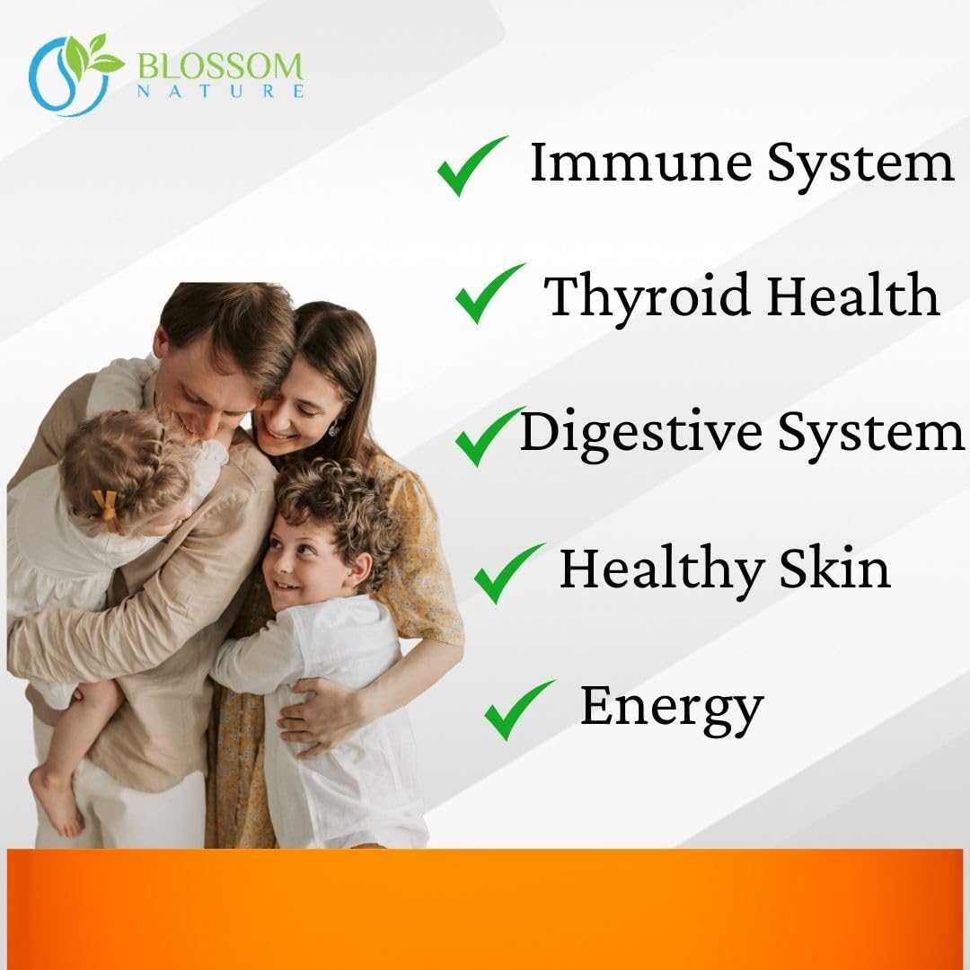 10-in-1 Irish Sea Moss Veggie Caps 3000mg Black Seed Oil Ashwagandha Bladderwrack Burdock Turmeric Apple Cider Vinegar Manuka Honey Dandelion Black Pepper - Made in US(Veggie Caps, Unflavored) Blossom NatureAu supplements