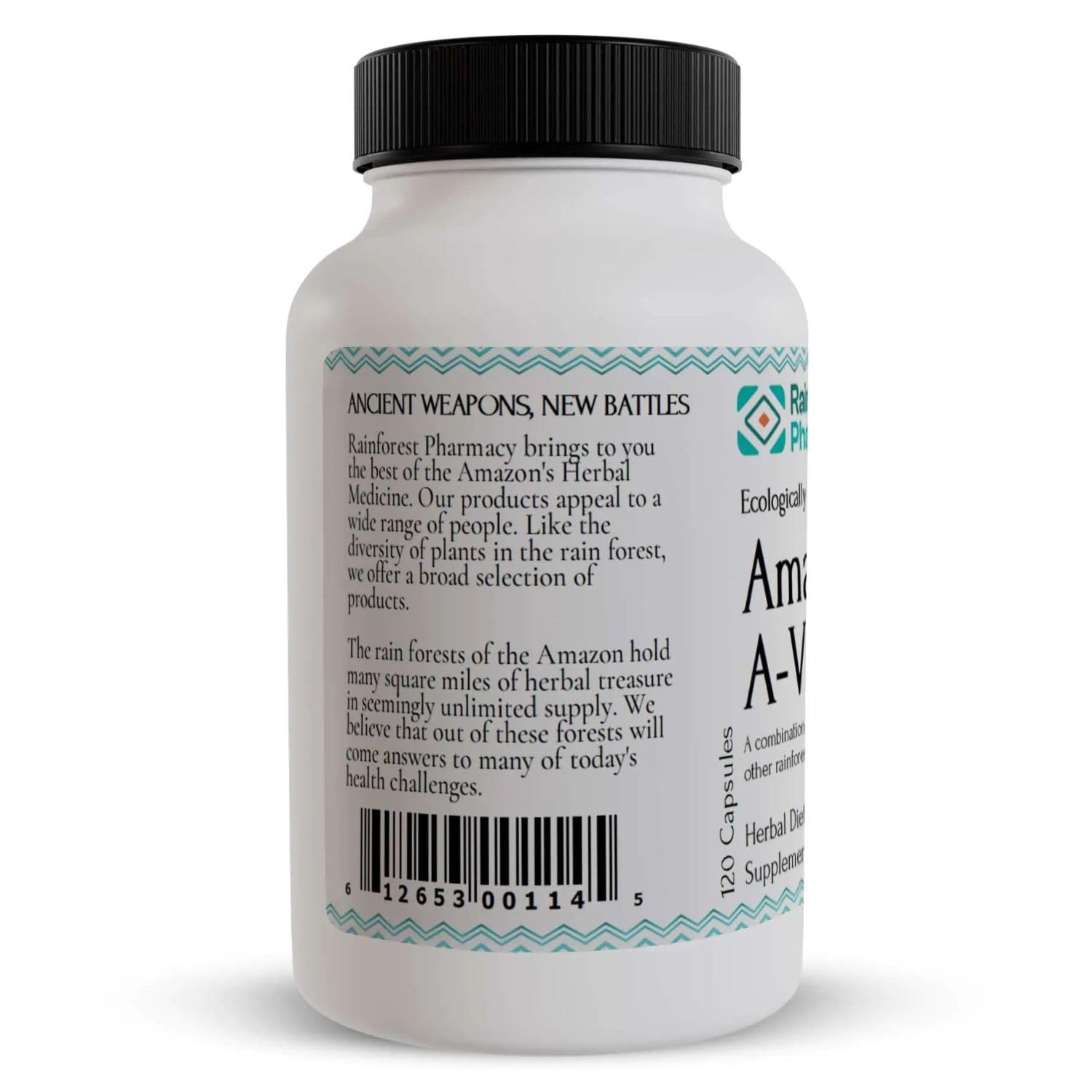Rainforest Pharmacy Amazon A-V Bitter Melon Supplement – 120 Vegetable Capsules with 500 mg of Bitter Melon, Anamu & 7 Amazon Rainforest Plants – Herbal Supplement for Wellness Support Rainforest PharmacyAu supplements