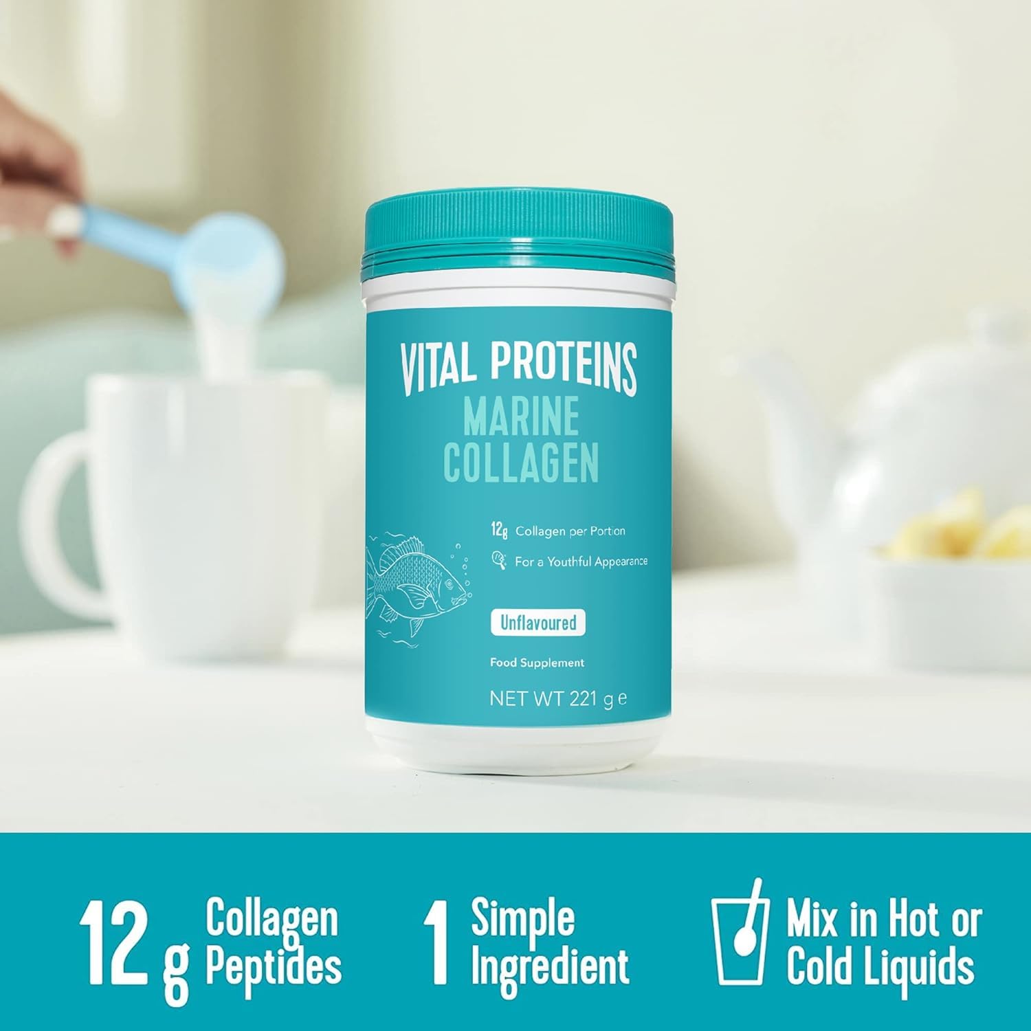 Vital Proteins Marine Collagen Peptides Powder Supplement - Hydrolyzed Collagen TudorAu supplements