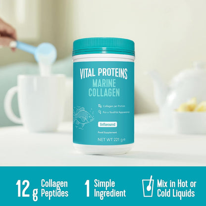 Vital Proteins Marine Collagen Peptides Powder Supplement - Hydrolyzed Collagen TudorUS supplements
