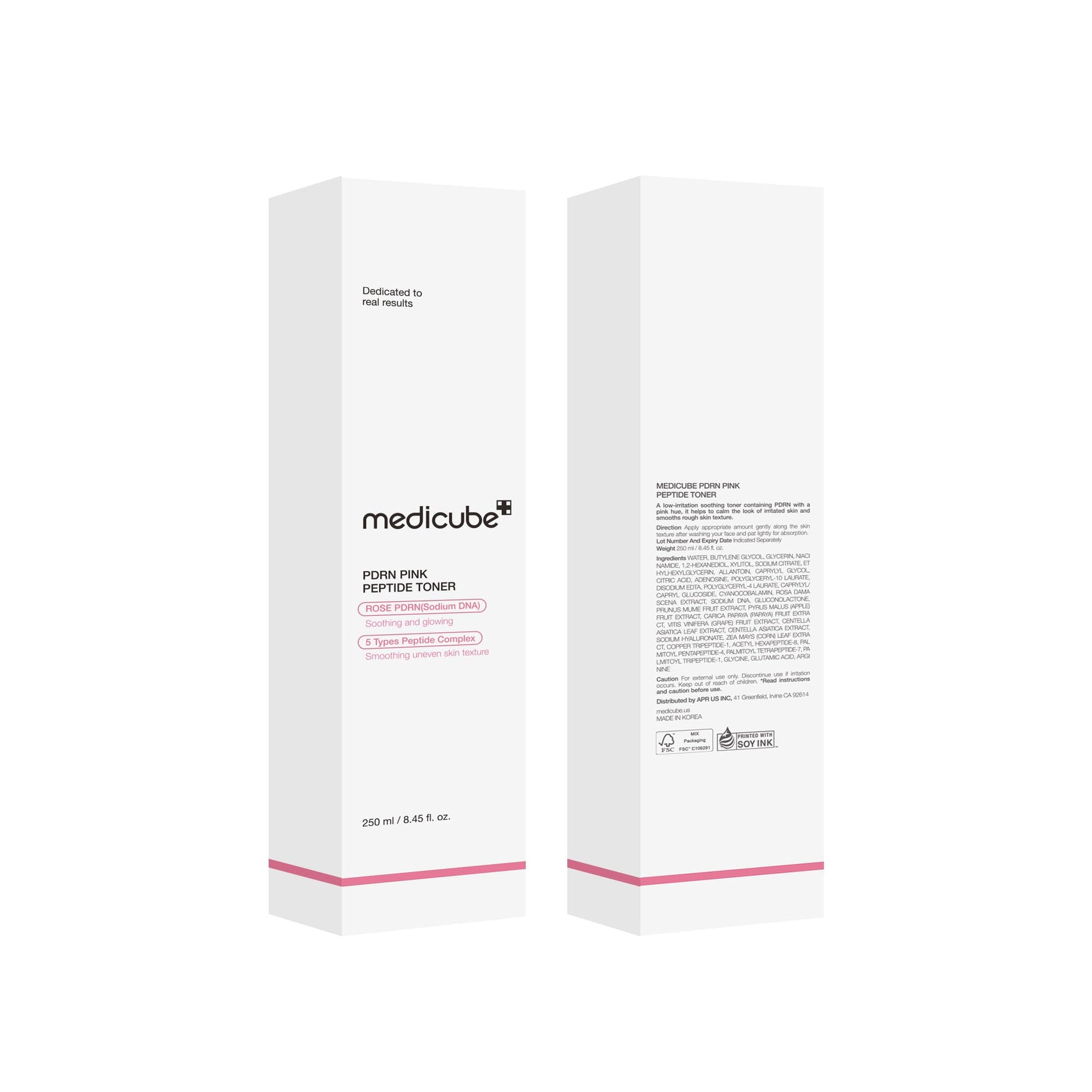 medicube PDRN Toner Rose PDRN Peptide Toner | Lightweight & Watery Type for Skin Boosting, Soothing and Calming, Uneven Skin Tone | with Rose, Peptide, Niacinamide | Korean Skincare, 8.45 fl.oz medicubeAu supplements