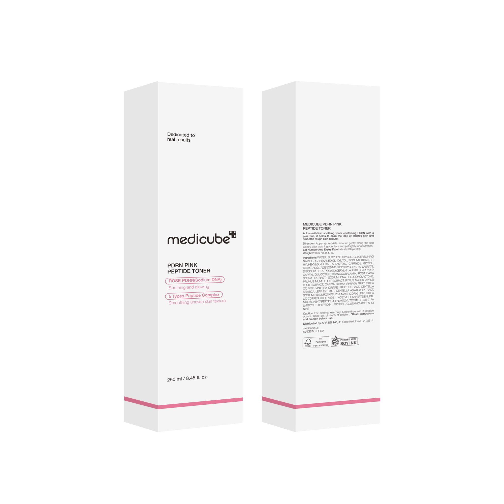 medicube PDRN Toner Rose PDRN Peptide Toner | Lightweight & Watery Type for Skin Boosting, Soothing and Calming, Uneven Skin Tone | with Rose, Peptide, Niacinamide | Korean Skincare, 8.45 fl.oz medicubeAu supplements