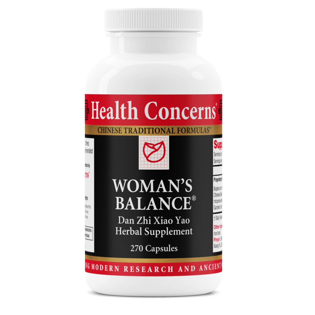 Health Concerns Woman’s Balance – PMS Relief & Hormone Support – Liver Qi & Spleen Health – Herbal Supplement for Women – Dan Zhi Xiao Yao Formula – 270 Capsules Health ConcernsAu supplements