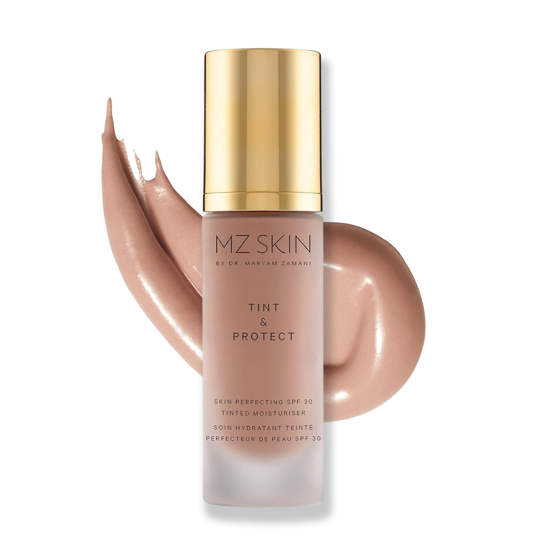 MZ SKIN Tint & Protect Skin Perfecting SPF 30 Tinted Moisturiser 1.01 fl oz | Broad Spectrum UVA/UVB | With Hyaluronic Acid, Kahai Nut Oil & Vitamin C MZ SKIN BY MARYAM ZAMANI MDAu supplements