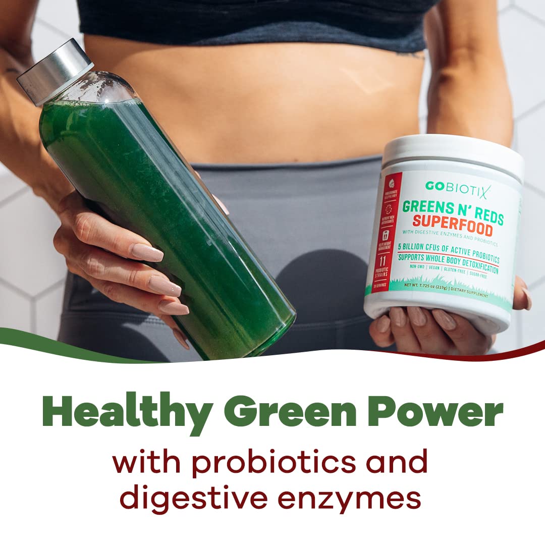 GOBIOTIX Super Greens Powder with Organic Spirulina - Superfood Supplement GOBIOTIXAu supplements