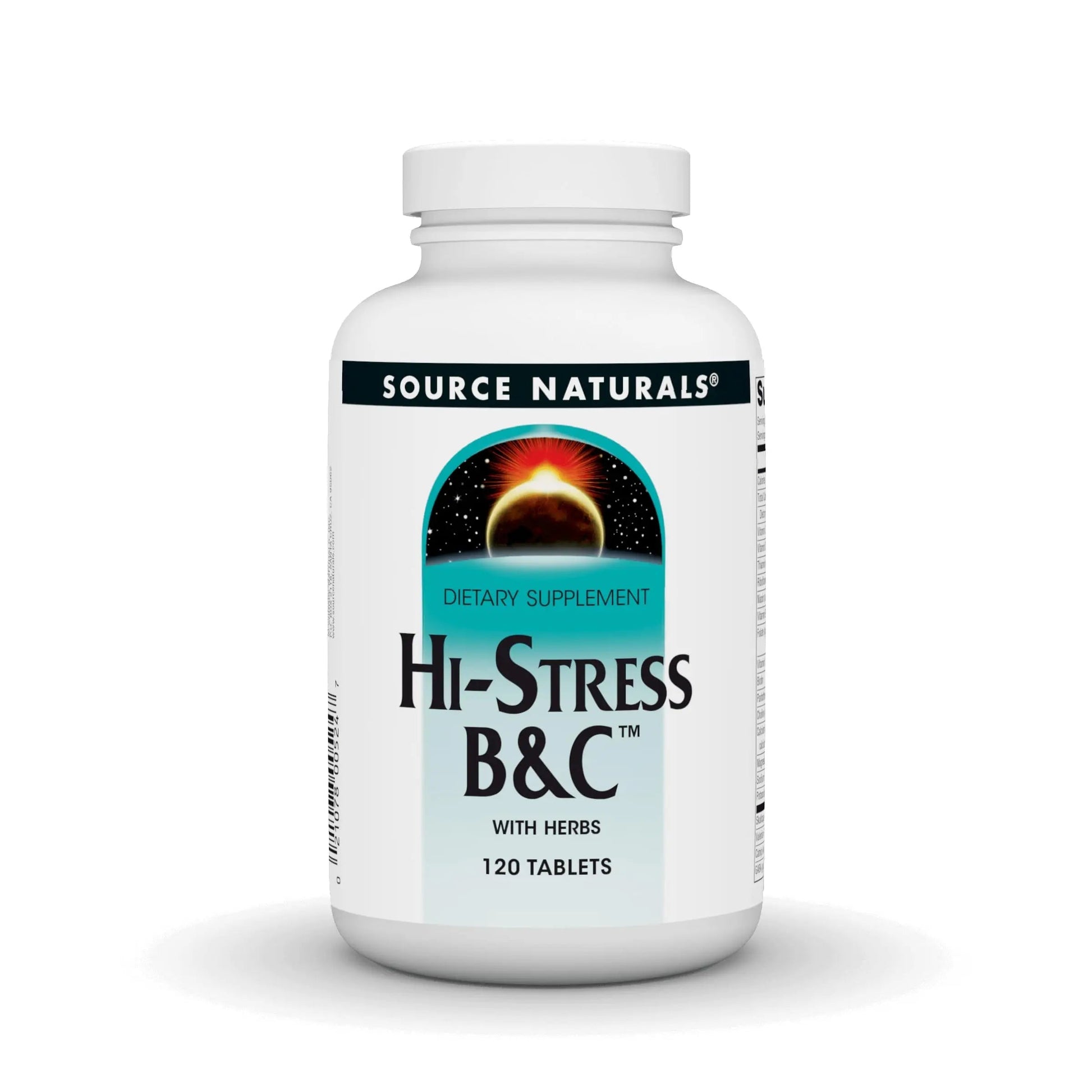 Source Naturals Hi-Stress B&C with Herbs - 120 Tablets Source NaturalsAu supplements