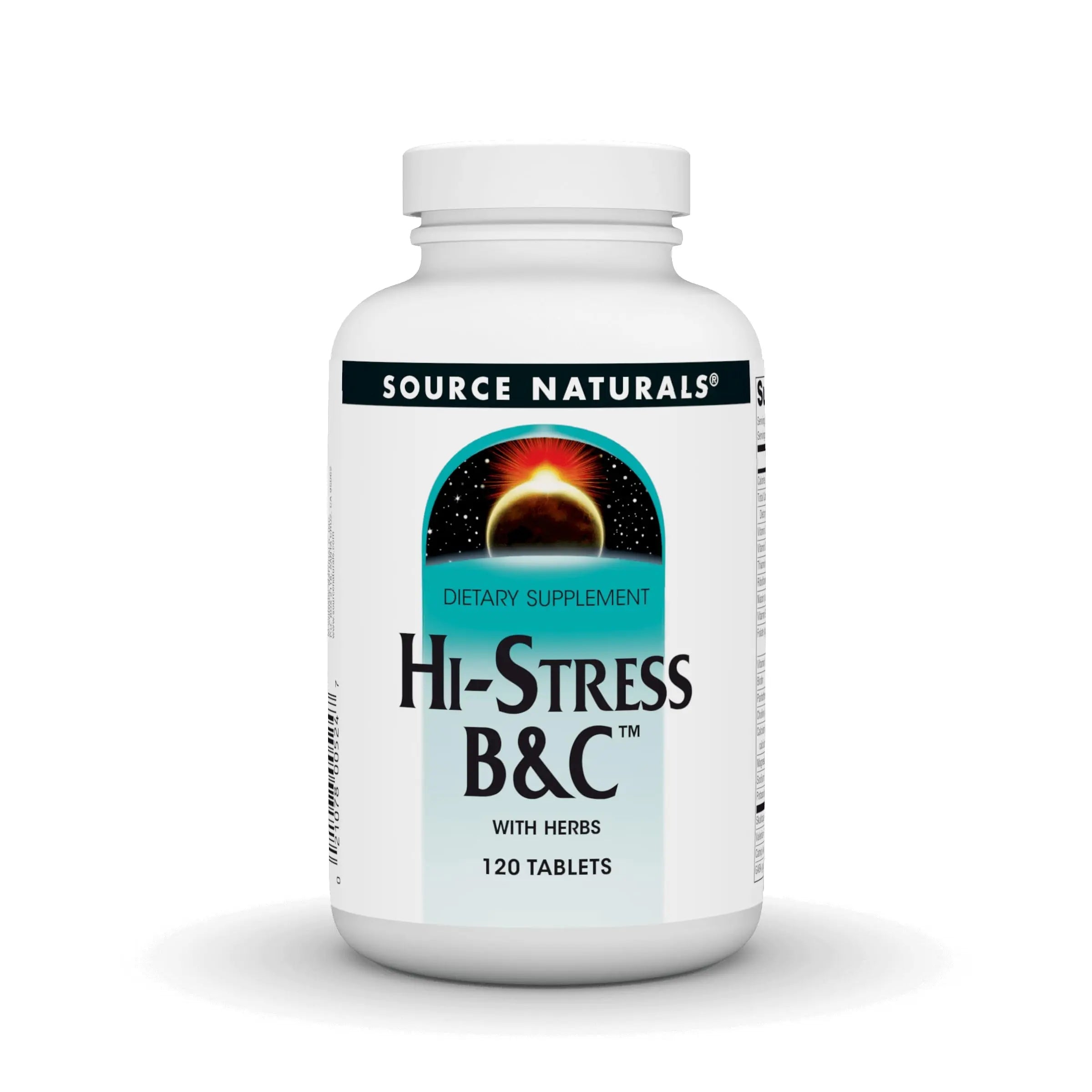 Source Naturals Hi-Stress B&C with Herbs - 120 Tablets Source NaturalsAu supplements