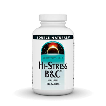 Source Naturals Hi-Stress B&C with Herbs - 120 Tablets Source NaturalsAu supplements