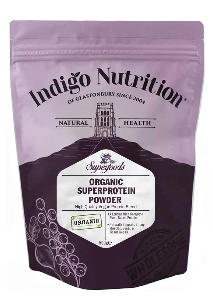 Organic Super Protein Powder - 250 Grams (Certified Organic) Indigo HerbsAu supplements