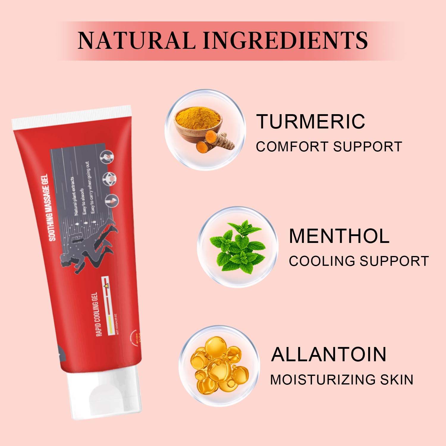Joint Gel, Soothing Massage Cream, Joint Soothing Comfort Gel for Back, Neck, Keen, Muscle, and Foot, Absorb Quickly, Natural and Non-Greasy, 4.23OZ JosmonAu supplements