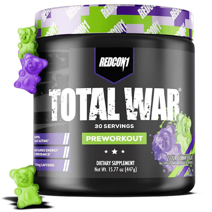 REDCON1 Total War Preworkout - Contains 320mg of Caffeine from Green Tea, Juniper REDCON1US supplements