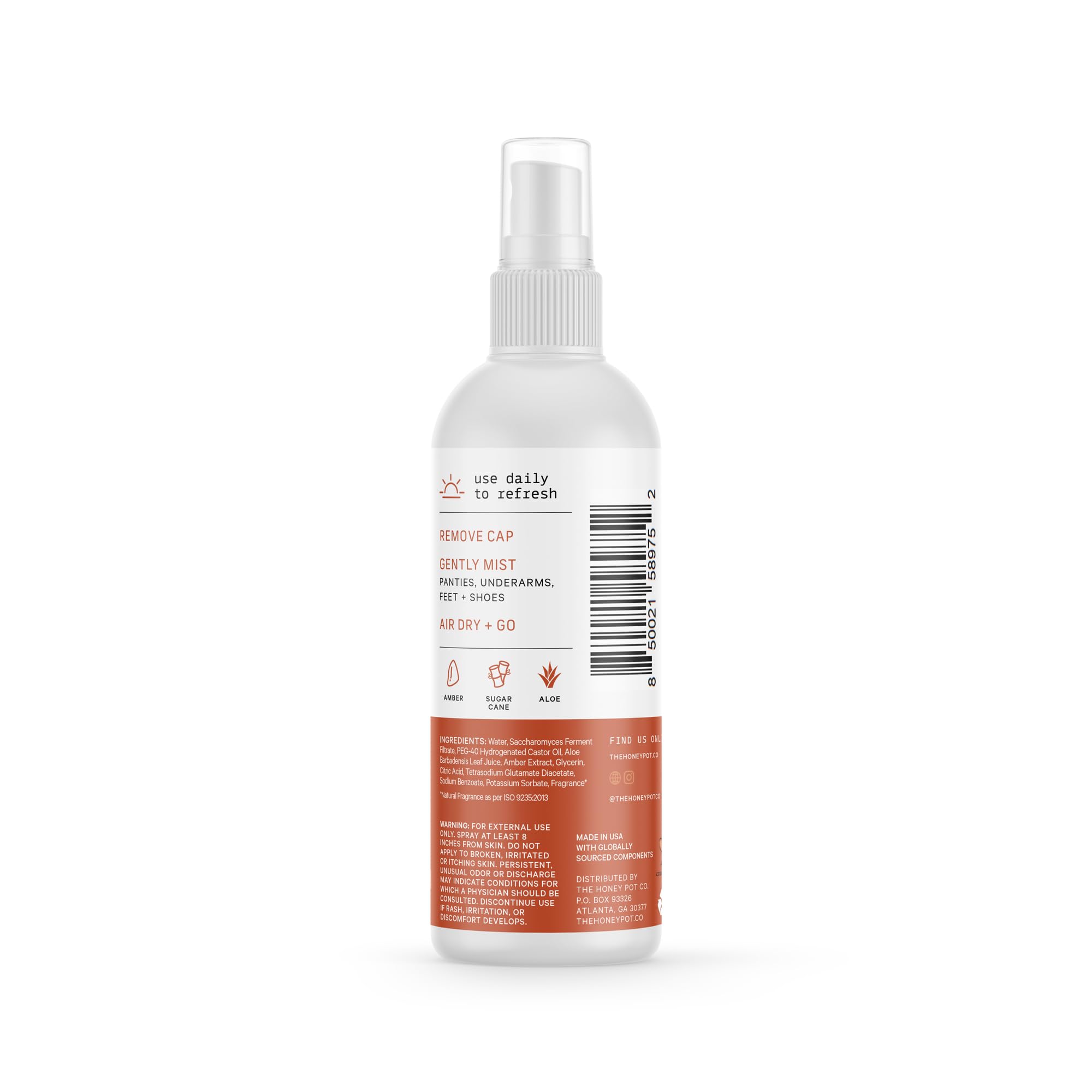 The Honey Pot Company - Refreshing and Restorative Panty and Body Plant-Derived Deodorant Spray The Honey Pot CompanyAu supplements