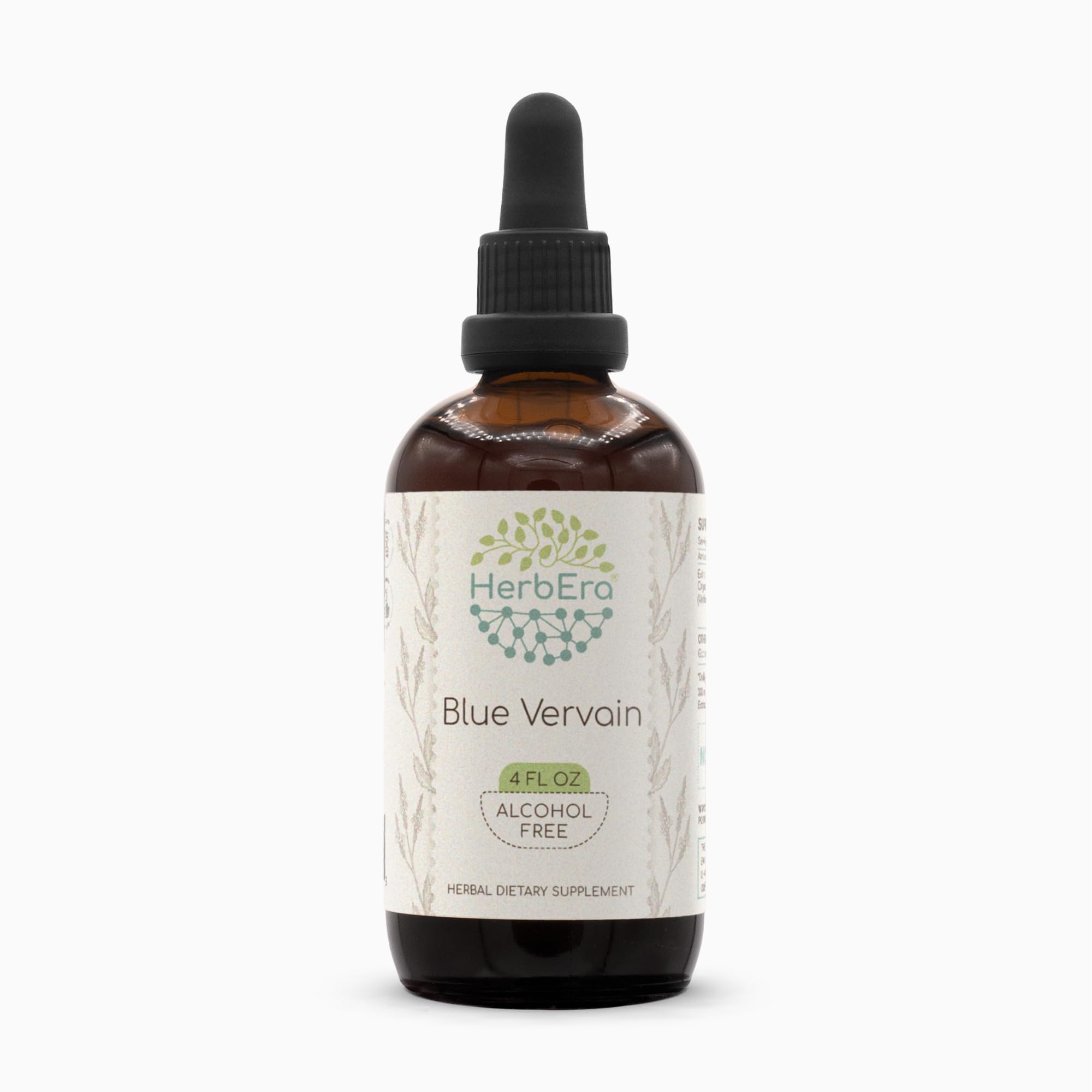 Blue Vervain B120 Alcohol-Free Herbal Extract Tincture, Concentrated Liquid Drops Natural Blue Vervain HerbEraAu supplements