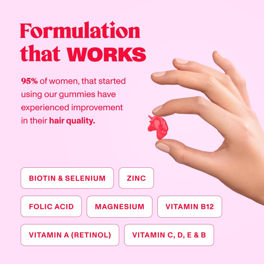 Bloom Robbins 60 Hair Gummies for Faster Hair Growth Vitamins for Women & 5000 MCG Bloom RobbinsAu supplements