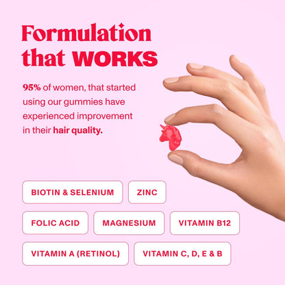 Bloom Robbins 60 Hair Gummies for Faster Hair Growth Vitamins for Women & 5000 MCG Bloom RobbinsUS supplements