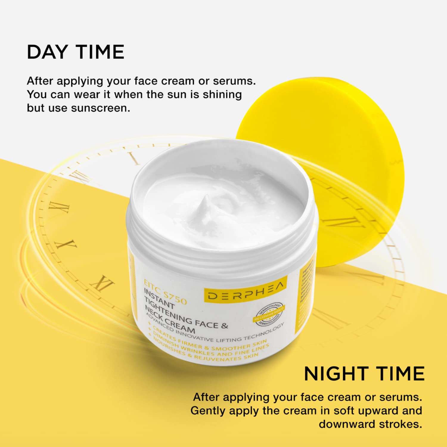 DERPHEA Neck Cream, Face Firming Cream, Face & Neck Cream, Advanced Skin Tightening DERPHEAUS supplements