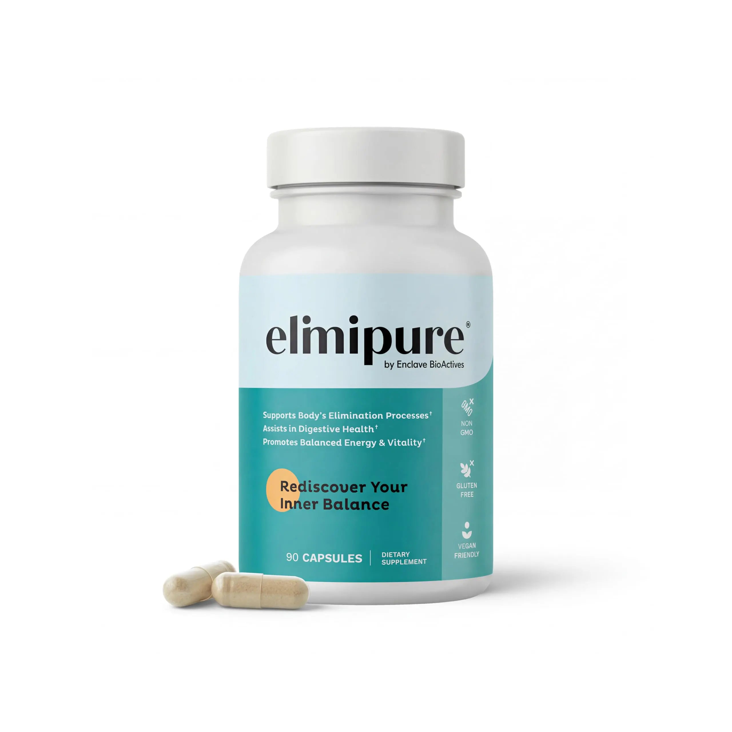 Elimipure Gut Cleanse & Restore Supplement: Natural & Effective Detox Cleanse Capsules | Fortify Your Microbiome | Effortless Morning Stools | Restore Your Gut from the Inside Out ElimipureAu supplements