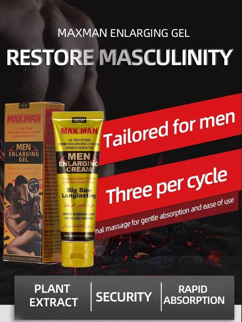 Male Enlargemenet Cream, Men Private Part Enalrgement Essential Cream Men's Energy Screum Larger FunDiscount shopAu supplements