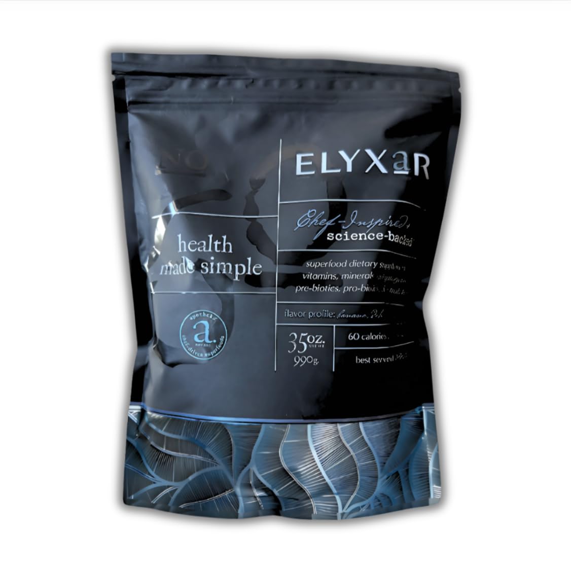 ELYXaR Daily Superfood Complex - Supplement Powder - 60+ Vitamins, Minerals, Wholefood-Sourced Ingredients, Stress Adaptogens, Pro & Prebiotics, Digestive Enzymes, & Electrolytes - 30 Servings apotheka superfoodsAu supplements
