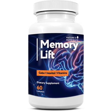 Nature’s NutriWave Memory Lift Capsules – Natural Daily Supplement with Vitamins A, C, D, E, B-Complex, Biotin & Choline – Made in USA, GMP-Certified, Non-GMO, Vegetarian – 60 Caps, 1 Month Supply Nature’s NutriWaveAu supplements