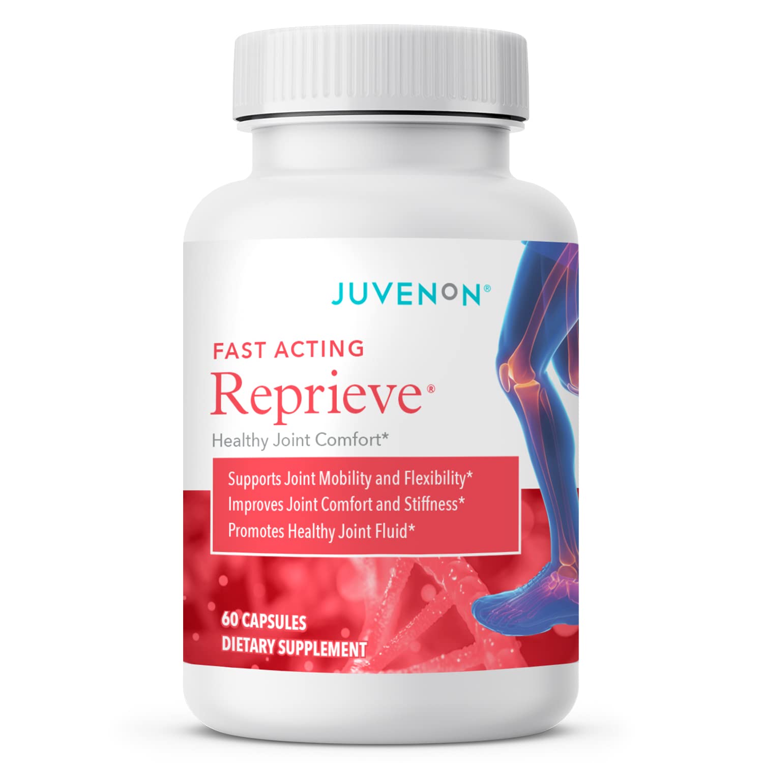 Juvenon Reprieve Capsules (60 Capsules) - Fast-Acting, Joint Comfort Supplement and Effective Joint Support Solution, Research Verified JuvenonAu supplements
