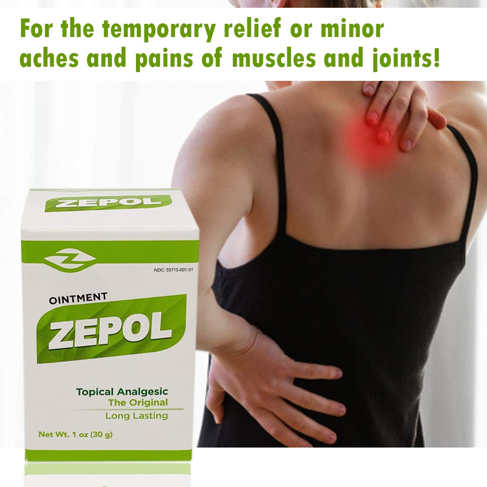 Zepol Topical Analgesic Ointment 1 oz. ZepolAu supplements