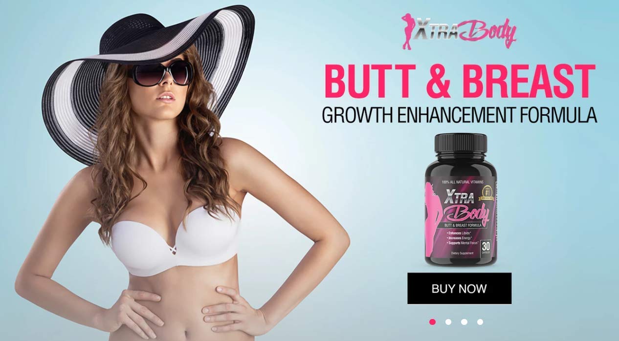 XtraBody Butt Enhancement and Breast Enlargement Supplement - Estrogen Enhancer - Increases Butt & Breast Size, Reduces Menstrual Symptoms & Provides an Extra Boost of Energy (1 Bottle=30 Capsules) Xtra BodyAu supplements