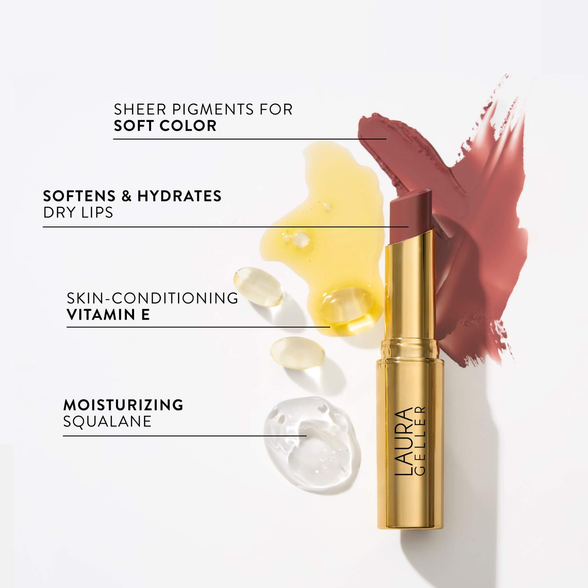 LAURA GELLER NEW YORK Jelly Balm Moisturizing Tinted Lip Balm - Sheerly Amazing - Hydrating Vitamin E - Semi-Shine Finish LAURA GELLER NEW YORKAu supplements