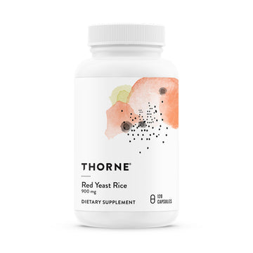 THORNE - Red Yeast Rice (Formerly Choleast-900) - Supports Healthy Cholesterol Levels Already in a Normal Range, Heart Health & Blood Pressure* - Gluten-Free, Dairy-Free - 120 Capsules THORNEAu supplements