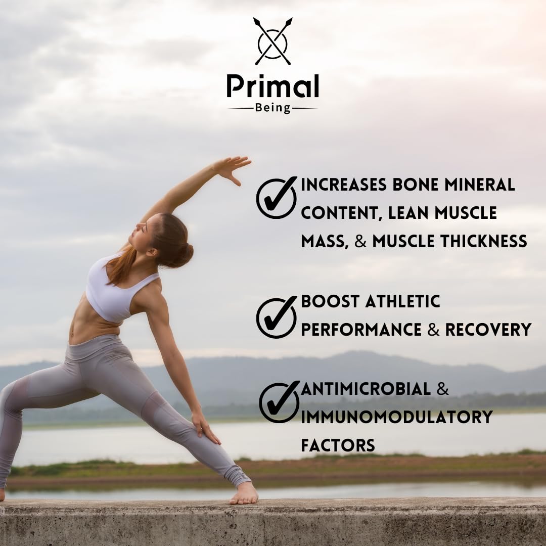Primal Being Grassfed Beef Colostrum - Supports Immune Function, Gut Health, Hair Primal BeingUS supplements