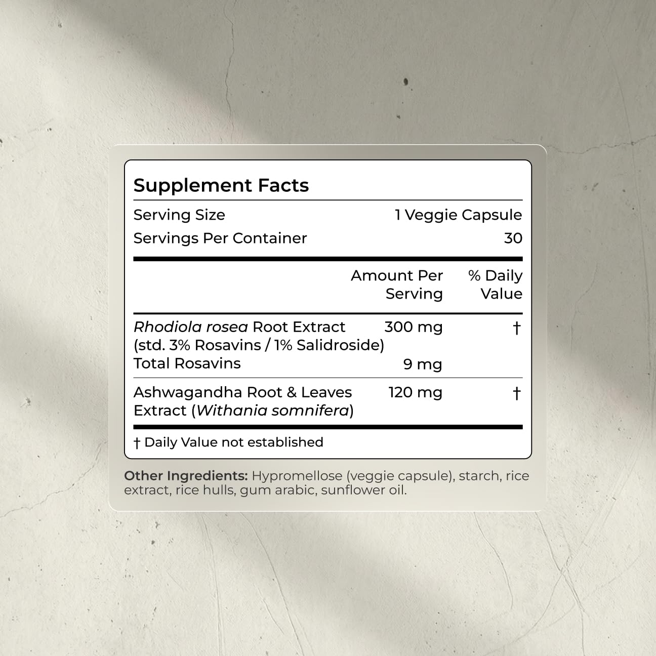 Blueprint Bryan Johnson Ashwagandha & Rhodiola Supplement – 120mg Ashwagandha + Rhodiola Root – Daily Adaptogen Capsules for Stress Support, Mood Balance, Energy & Focus – 30 Vegan Capsules Blueprint Bryan JohnsonAu supplements
