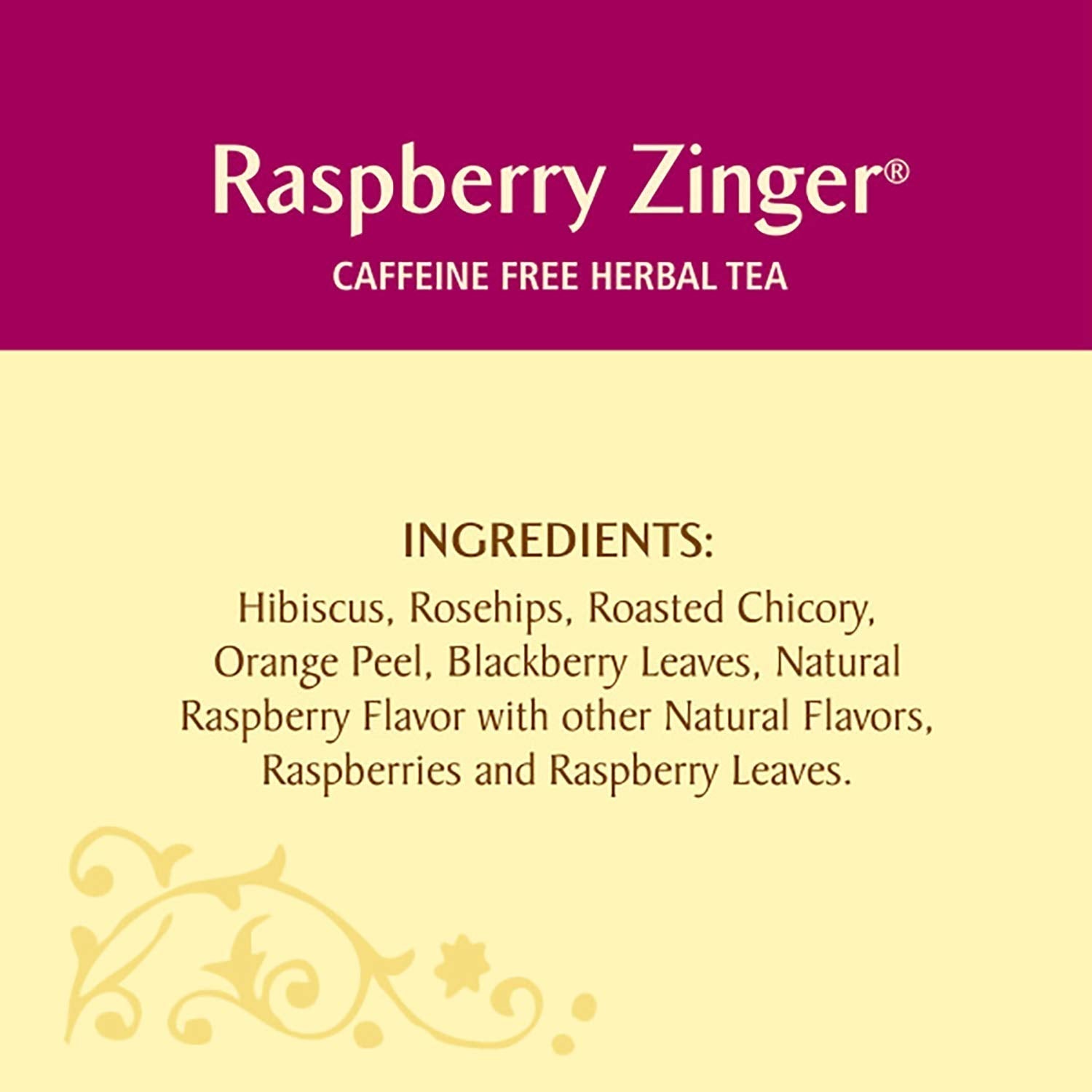 Celestial Seasonings Herbal Tea, Raspberry Zinger, 20 Count (Pack of 6) Celestial SeasoningsAu supplements