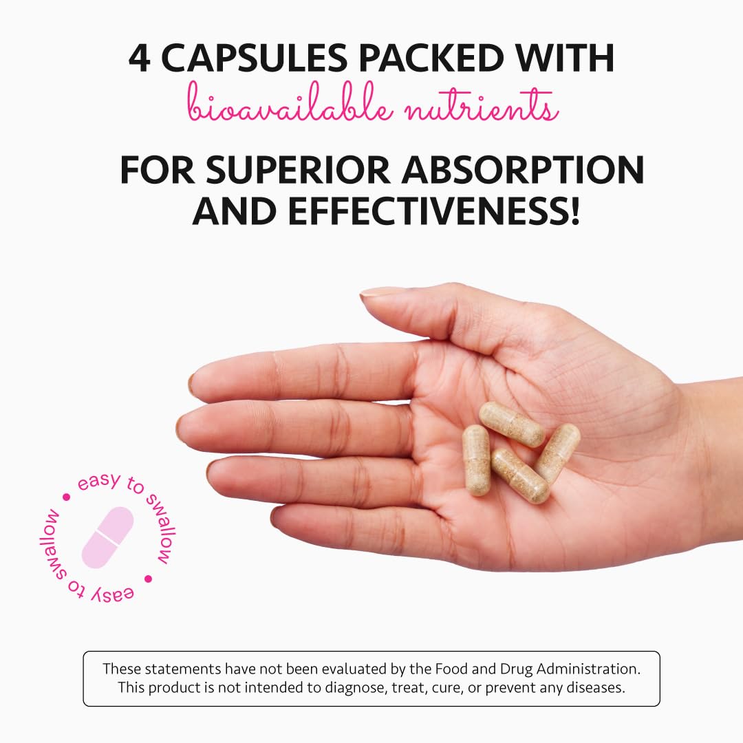 Ayurvedic Elite Prenatal Vitamins with Folate, Choline, Iron, Iodine & more | Made in USA | Optimal Bioavailability | Supports Baby's Growth and Brain Development | 30 Day Supply - OSH Wellness Freshly MomsAu supplements
