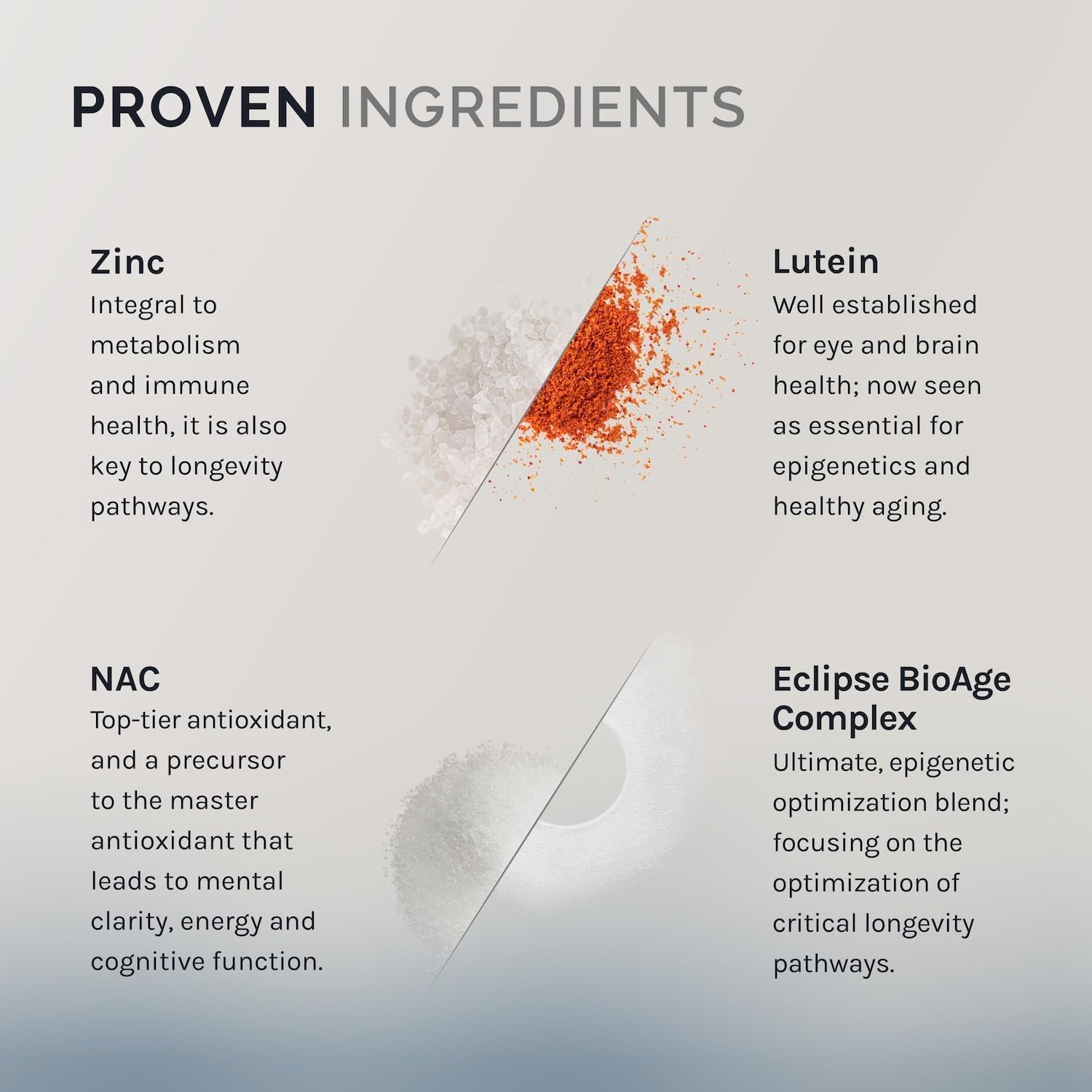 InfiniWell InfiniAge Longevity Supplements - Advanced Cellular Health Supplements with Lutein, N-Acetyl Cysteine (NAC) & Low Dose Zinc - Support Nutrient Sensing & Mitochondrial Health (30 Capsules) InfiniWellAu supplements