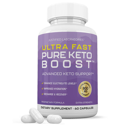 (5 Pack) Ultra Fast Pure Keto Boost Pills 1275MG New & Improved Formula Contains Apple Justified LaboratoriesUS supplements