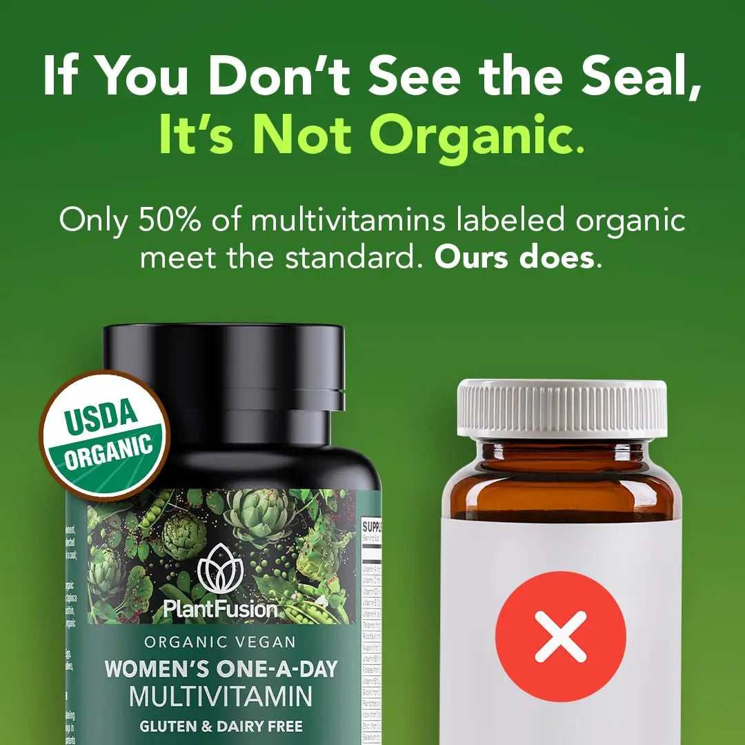 PlantFusion Organic Multivitamin for Women - One Daily Whole Food Blend Women's Multivitamin - Vegan PlantFusionAu supplements