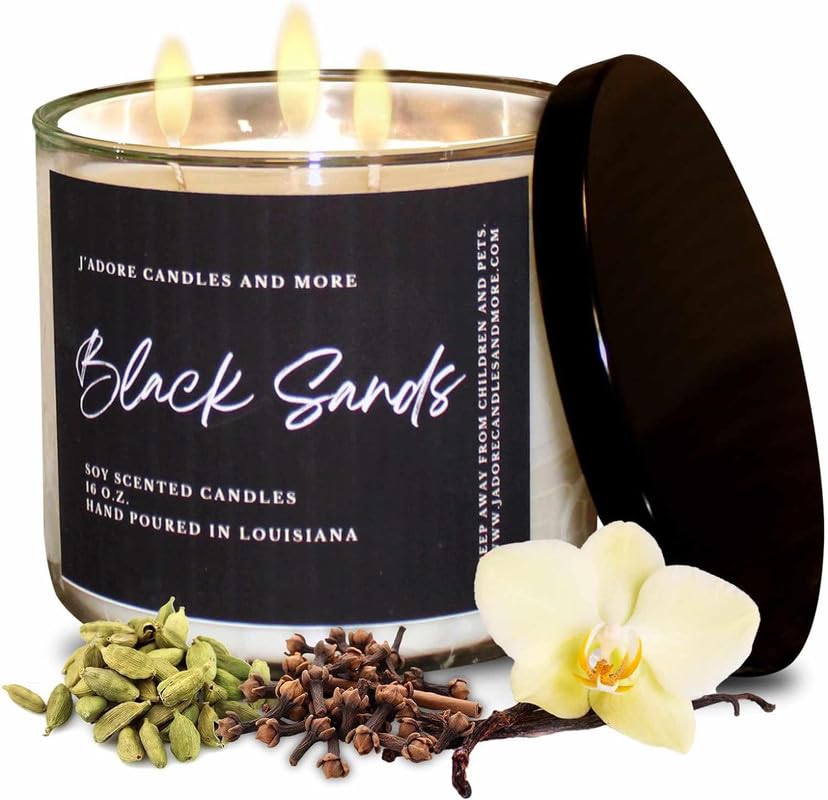 100% Soy Candles Clearance (16 Oz) - Hand Poured Scented with Essential Oil, Aromatherapy Candles Krewe Home InteriorsAu supplements