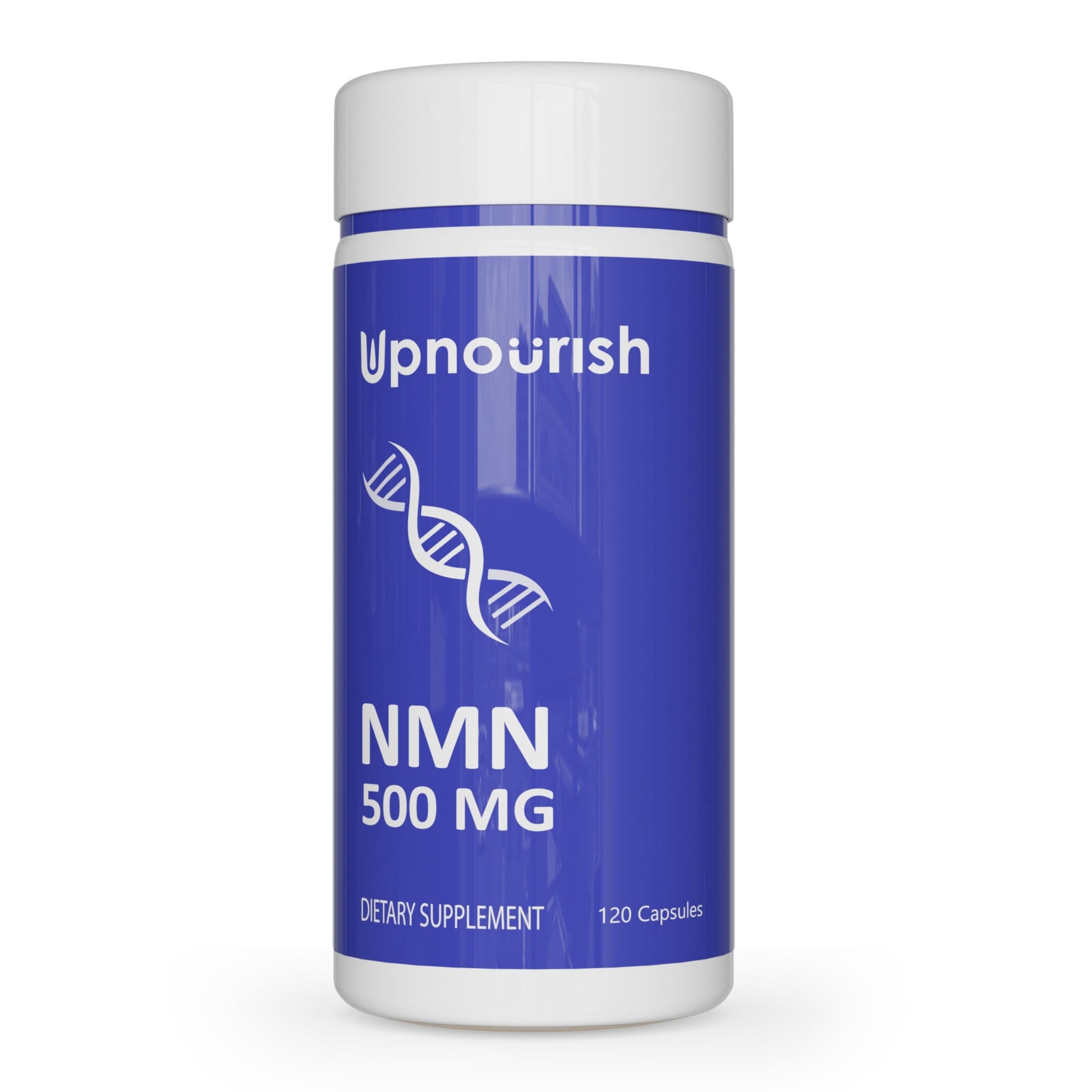 UpNourish NMN 500mg 120 Capsules - Beta Nicotinamide Mononucleotide NAD Supplement - Nicotinamide Riboside Alternative for Women & Men UpNourishAu supplements