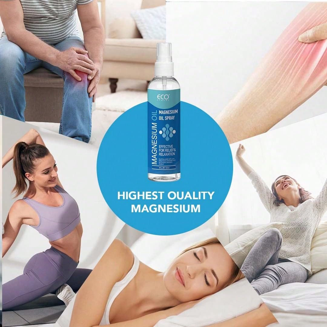 Magnesium Oil Spray For Muscle & Joint Relief – Natural Relaxation & Sleep Support, 4oz Fast-Absorbing Body Mist genericAu supplements