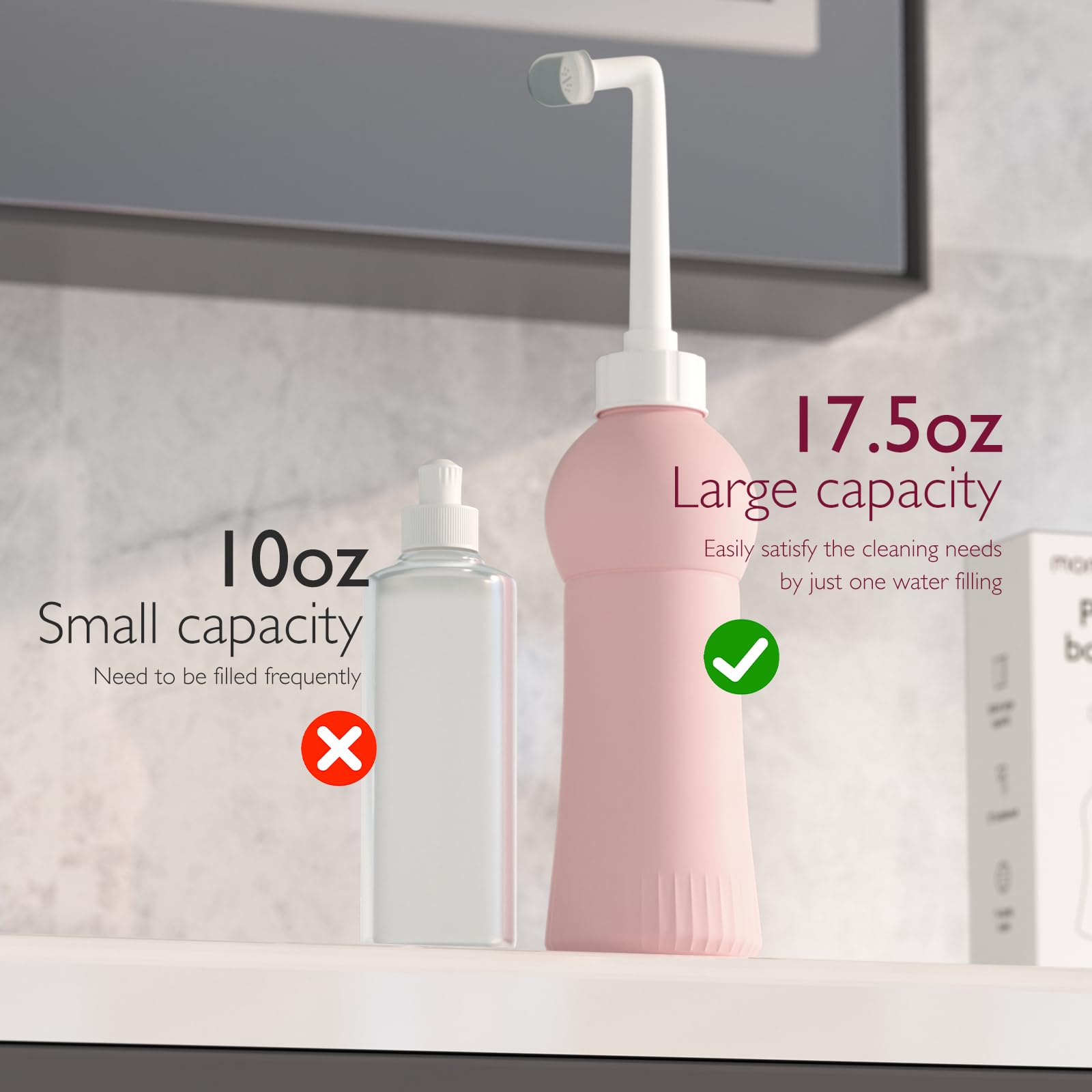 Momcozy 17oz Postpartum Upside Down Peri Bottle, Ergonomic, Perfect for Maternity Women Moms MomcozyAu supplements