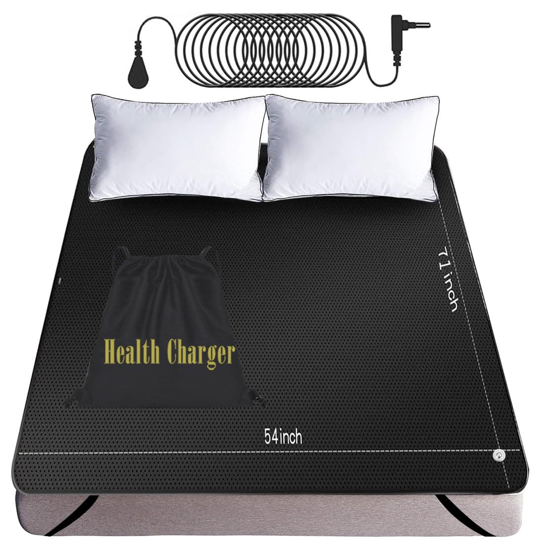 Grounding Mat for Sleeping, Grounding Sheet forBed, Earth Mat Connected for Pain Relief FOPPONAu supplements
