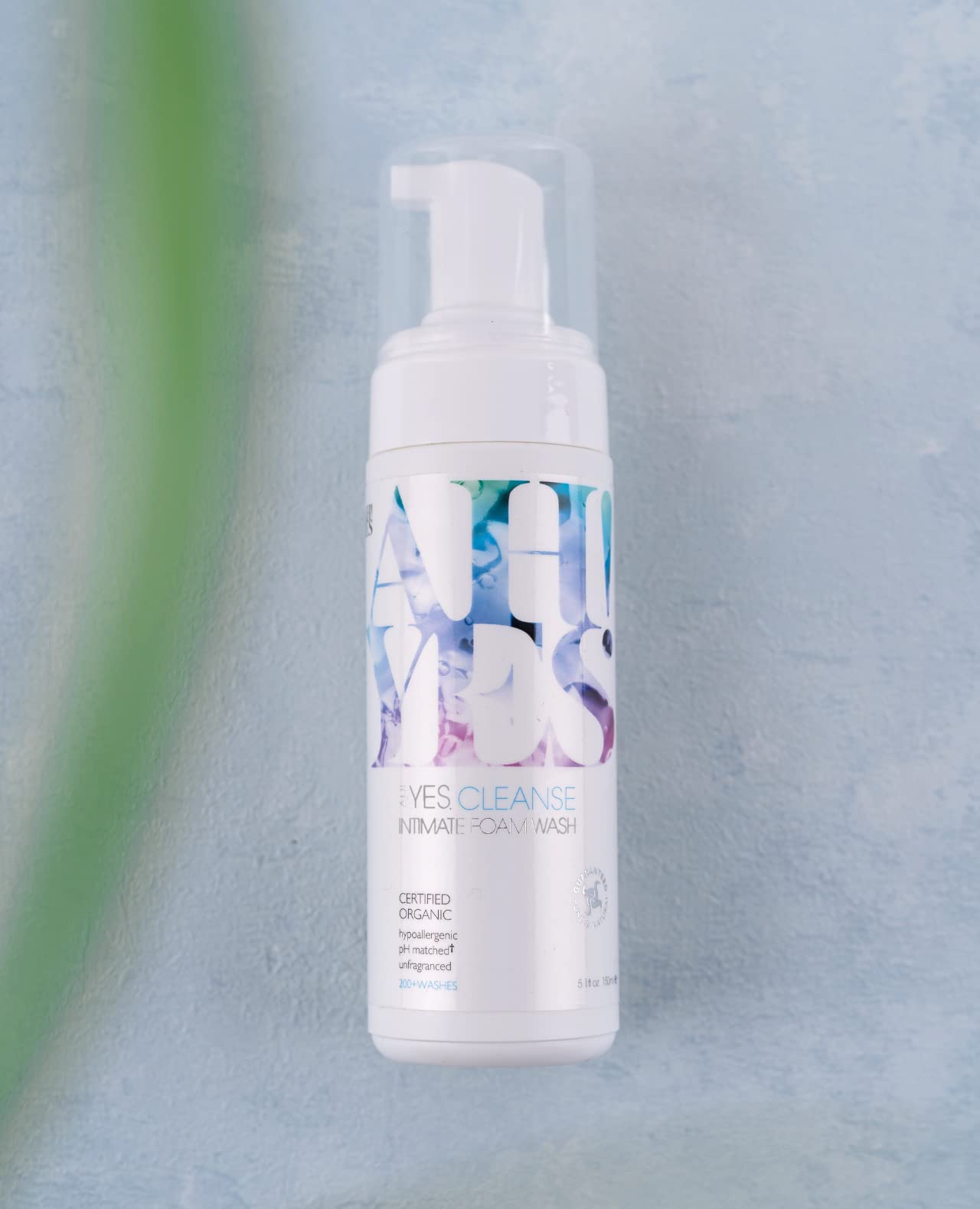 AH! YES CLEANSE Gentle, Organic Foaming Feminine Wash- Unfragranced, pH Matched Vaginal Wash AH! YESAu supplements