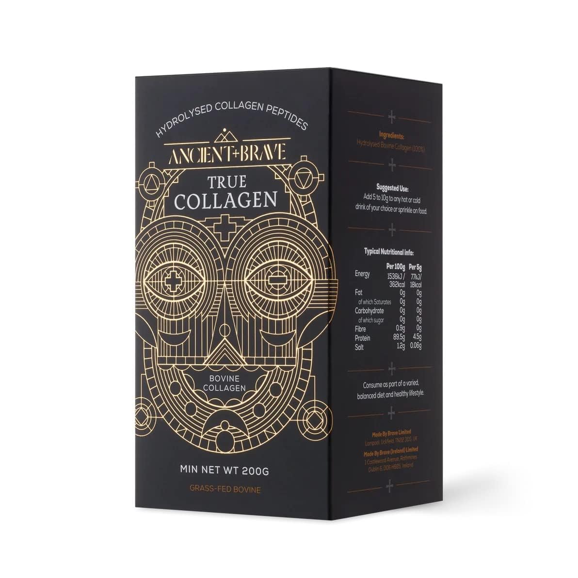 Ancient + Brave True Collagen 200g - Grass-Fed Bovine Collagen Powder - 100% Hydrolysed Collagen Peptides Ancient + BraveAu supplements