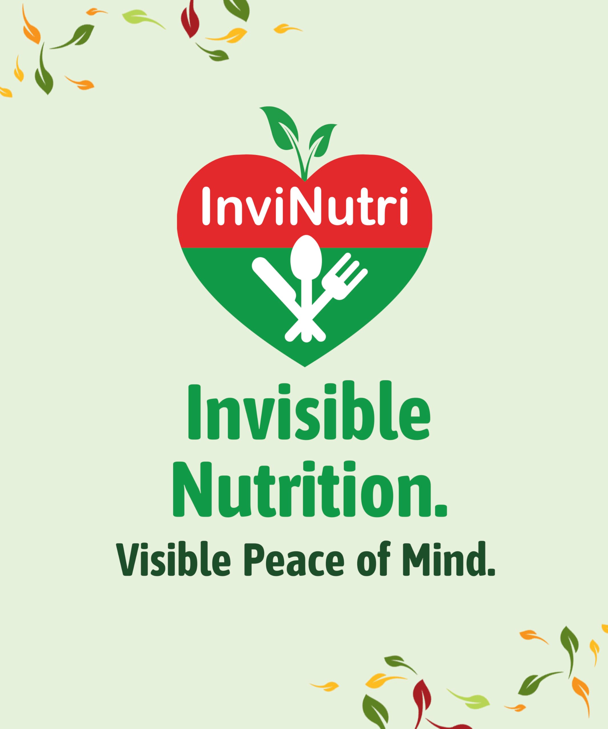 InviNutri Superfood Powder for Sensory & Picky Eaters. A TINY scoop- 40x Nutrient-Rich, 30mg Sulforaphane for Detox. Organic Microgreens, Fruits & Veggies - Blends Invisibly into Most Meals - 24 serv. InviNutri Invisible NutritionAu supplements