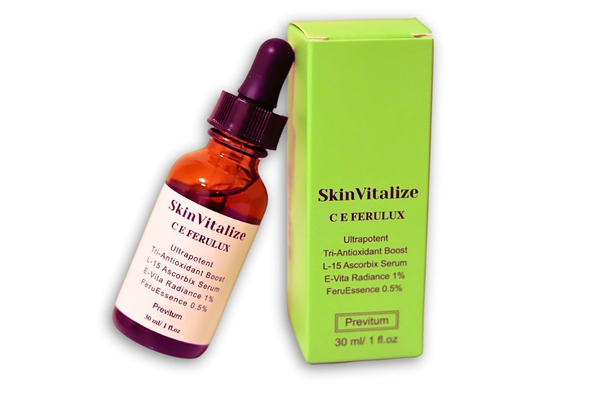 SkinVitalize C E ferulux Vitamin C Serum - 30ml: Advanced Formula for Fighting with Wrinkles Msupps.comAu supplements
