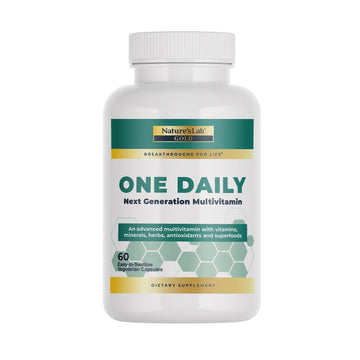 Nature's Lab Gold One Daily Multivitamin - Contains 19 Essential Vitamins & Minerals including Vitamin C, D3 & Zinc - 60 Capsules (2 Month Supply) Nature's LabAu supplements