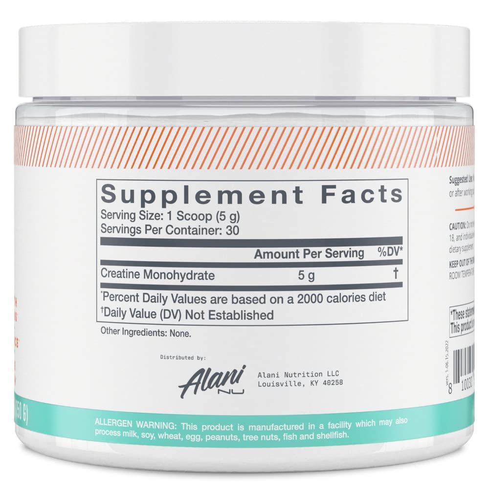 Alani Nu Creatine Monohydrate Powder and Pre Workout Breezeberry Powder Bundle Alani NuAu supplements