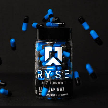 RYSE Up Supplements Project Blackout Pump Cap Max | Stimulant Free Pump Formula RYSE Up SupplementsUS supplements